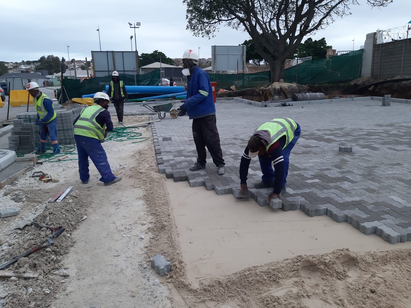 paving